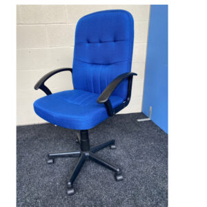 office operators chair - blue